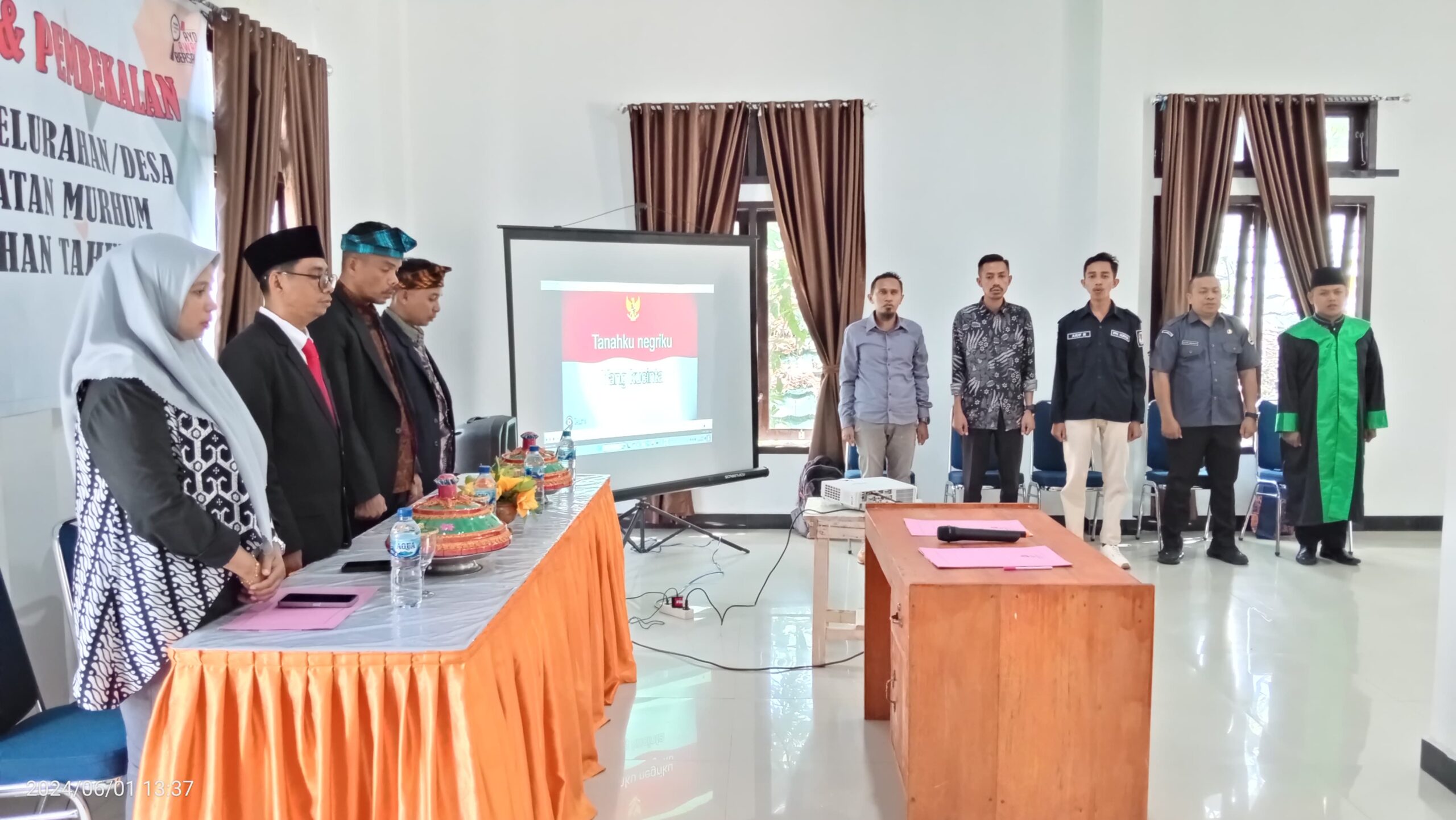 Situasi Pelantikan PKD Se Kecamatan Murhum.